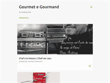 Tablet Screenshot of gourmetegourmand.com
